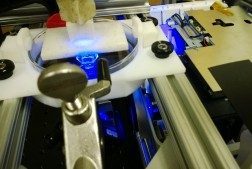 Projection Stereolithography of Nanocomposite Photopolymers